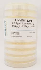 21 40s118 140a lb agar w hygromycin