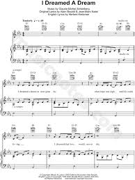 Lyrics to i dreamed a dream by susan boyle. Susan Boyle I Dreamed A Dream Sheet Music In Eb Major Transposable Download Print Sku Mn0080529