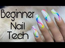 beginner nail tech acrylic