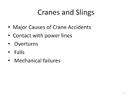 Ppt Cranes And Slings Powerpoint Presentation Free
