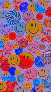 @emiilyllee #smiley #face #drawing #smileyfacedrawing. Smiley Faces Poster In 2021 Retro Wallpaper Iphone Pretty Wallpaper Iphone Retro Smiley Face Wallpaper
