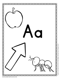 letter a printables mommy is my teacher