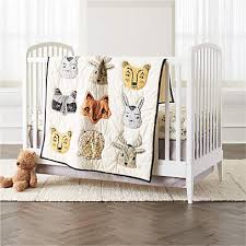 Modern Roxy Marj Woodland Animal Crib