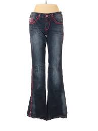 Details About Cowgirl Tuff Co Women Blue Jeans 26w