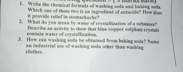 chemical formula of washing soda