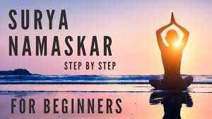 surya namaskar for beginners step by
