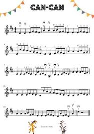 Print and download a whole new world sheet music from aladdin arranged for violin. Offenbach S Can Can Violin Sheet Music For Beginners Tpt