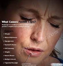 what causes numb lips
