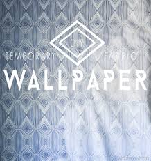 Diy Temporary Fabric Wallpaper