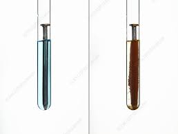 displacement reaction stock image