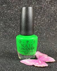 Opi Nail Lacquer Green Come True Nl Bc4 Tru Neon Collection Summer