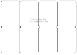 Playing Card Template Trading Card Template Printable