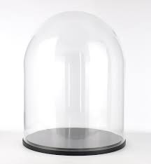 Large Glass Dome Display Cloche Bell