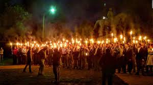 Image result for va protesters klan images