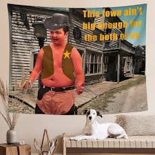 Western Cowboy Gibby Tapestry Aesthetic
