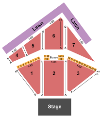 Red Hat Amphitheater Seating Chart Raleigh