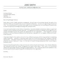 10 Operations Manager Cover Letter Examples Resume Samples