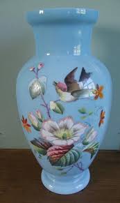 Victorian Vases Hand Painted Vases
