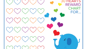 Rainbow Sky 30 Day Reward Chart For Kids Free Printable