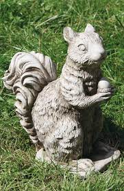 Large Squirrel Stone Statue Wildlife