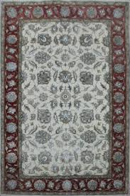 4x6 ft wool and silk carpet