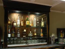 Custom Built Upper Liquor Cabinet In