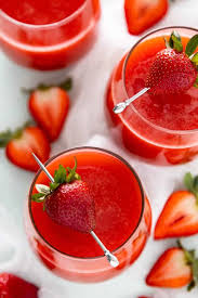 fresh strawberry juice with or without