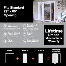 F 2500 2 Panel Folding Patio Door Kit