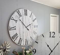 Large Wall Clock 18 42 Farmhouse