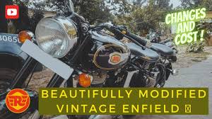modified royal enfield 350 old model