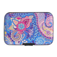 Maybe you would like to learn more about one of these? Hde Rfid Wallets For Women Rfid Credit Card Holder Hard Shell Blue Paisley Walmart Com Walmart Com