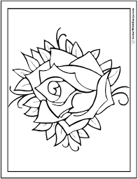 Truly difficult coloring pages that will only be tough for the most diligent and diligent girls. 73 Rose Coloring Pages Free Digital Coloring Pages For Kids