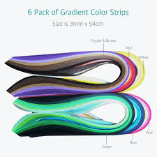 67 Quilling Paper Strips Sizes