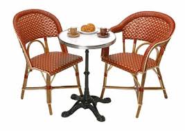 french bistro table and chairs