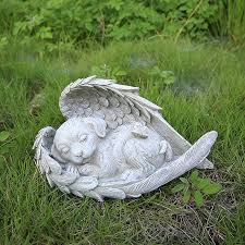 Sleeping Angel With Wings Decorative