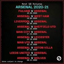 Below is the arsenal fixtures. Arsenal Fixtures Arsenal News Fixtures Results And Latest Transfers Facebook