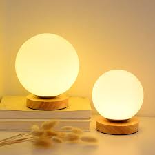 Modern Table Lamps Glass Globe Table