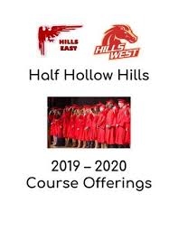 2019 2020 High School Course Offering By Half Hollow Hills