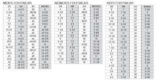 Size Charts