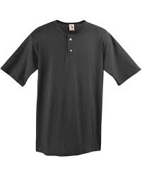 Augusta Sportswear 580 50 50 Two Button Baseball Jersey