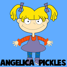 draw angelica pickles from rugrats