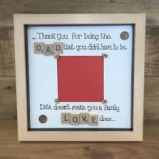 personalised photo frame step dad first