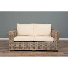 Natural Wicker 2 Or 3 Seater Java Sofa