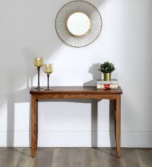 biscay sheesham wood console table