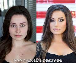 makeup artist transforms women in