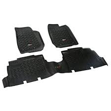 rear floor liner black set 4 door jeep