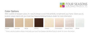 Patio Cover Color Options From