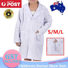 kids doctors white lab coat scientist