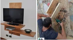 Go handmade with healthy looking wood and build sturdy wooden tv stands that can be added up to serve better in a particular rustic or modern environment! 10 Diy Tv Cabinet Design Youtube