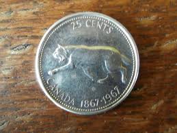 Canadian Silver Quarter Coins What A 25 Cent Piece 1967